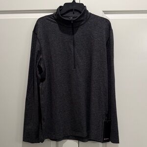 Lululemon Athletica Charcoal Quarter-Zip Top